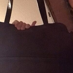 Burgundy Leather Faux Ostrich Bag